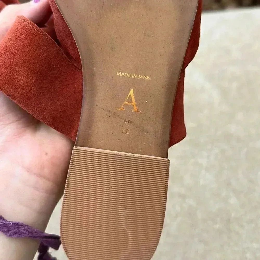 Anthropologie Suede with Bow Mules/Slides - Picture 6 of 11